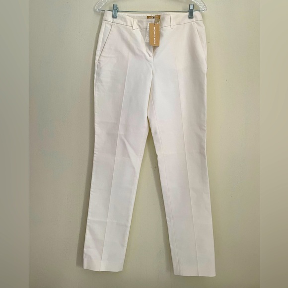 Michael Kors Samantha Stretch-Cotton Women’s Skinny Pants Size 4 - Picture 1 of 4